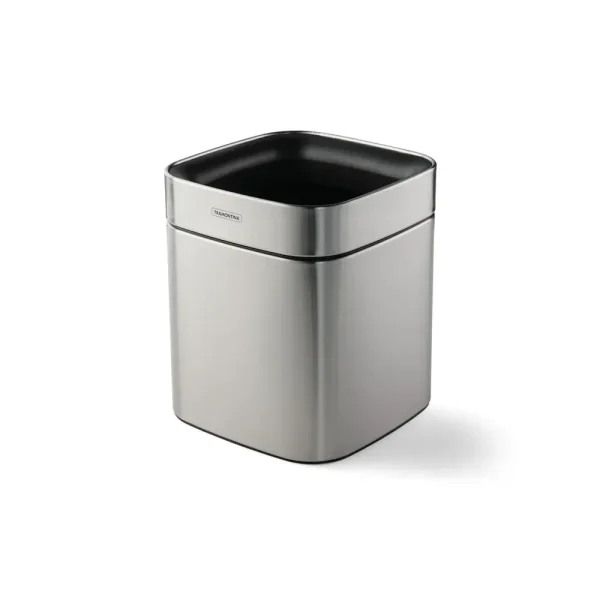 2.11 Gallon Stainless Steel Square Open Top Bin