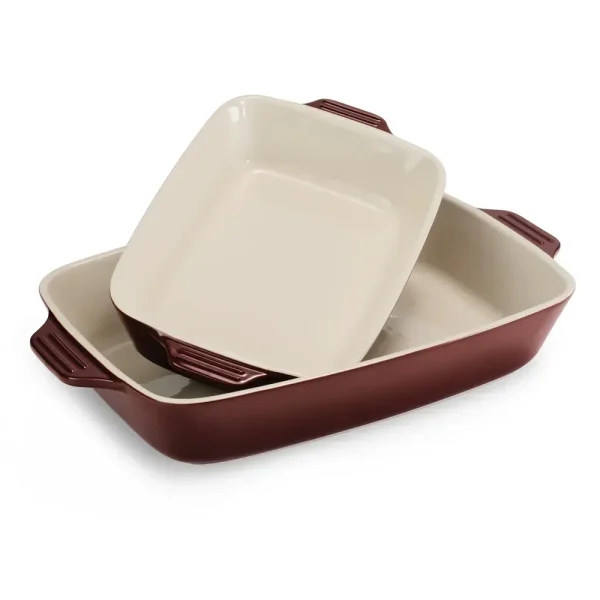 2 Piece Ceramic Bakeware Set