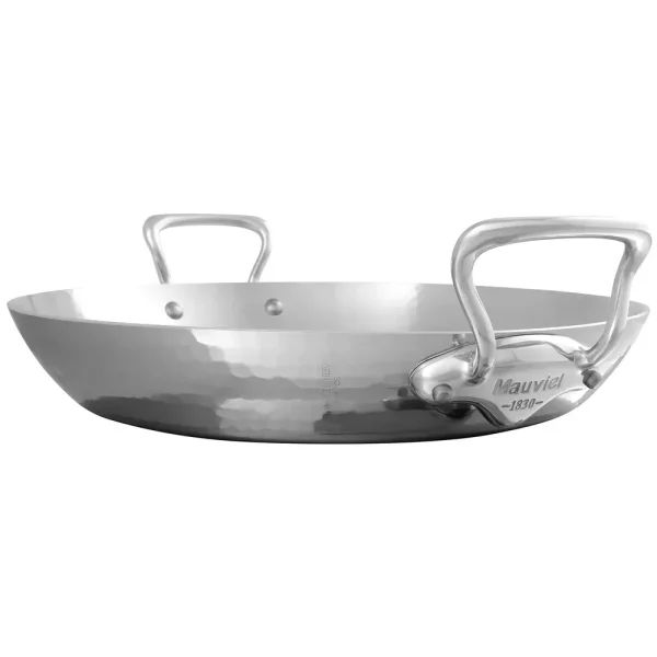 Hammered 5-Ply Paella Pan With Cast Stainless Steel Handles