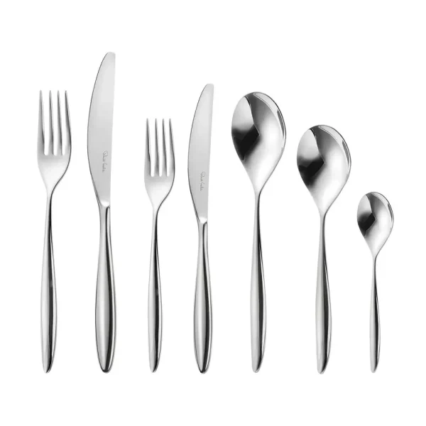 Bright Cutlery Set, 64 Piece for 8 People – 8 Free Steak Knives