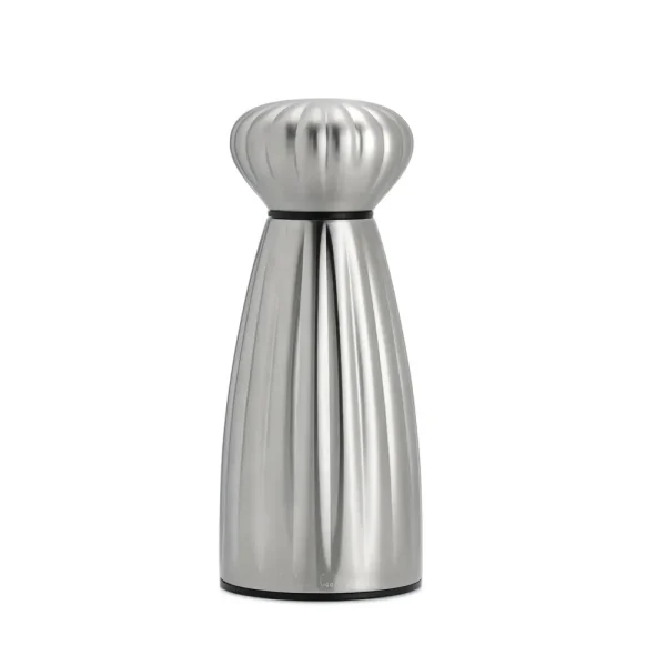 Palm Satin Stainless Steel Small Black Pepper Mill