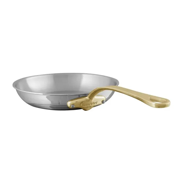 5-Ply Frying Pan With Brass Handles