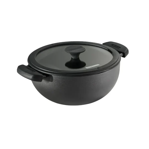 Pre-Seasoned Cast Iron Kadai with Lid