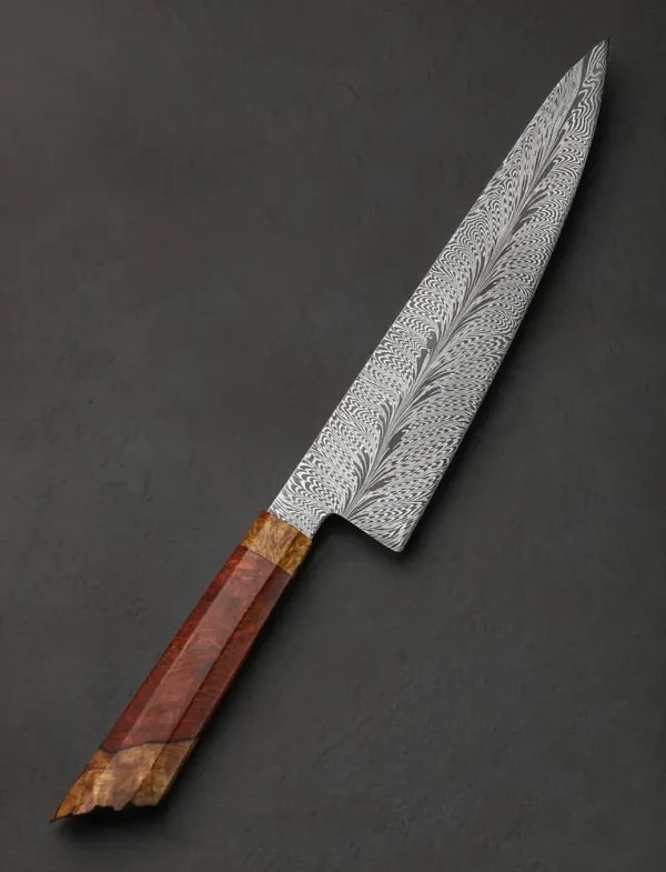 Wild Burl Feathered Chef 275mm