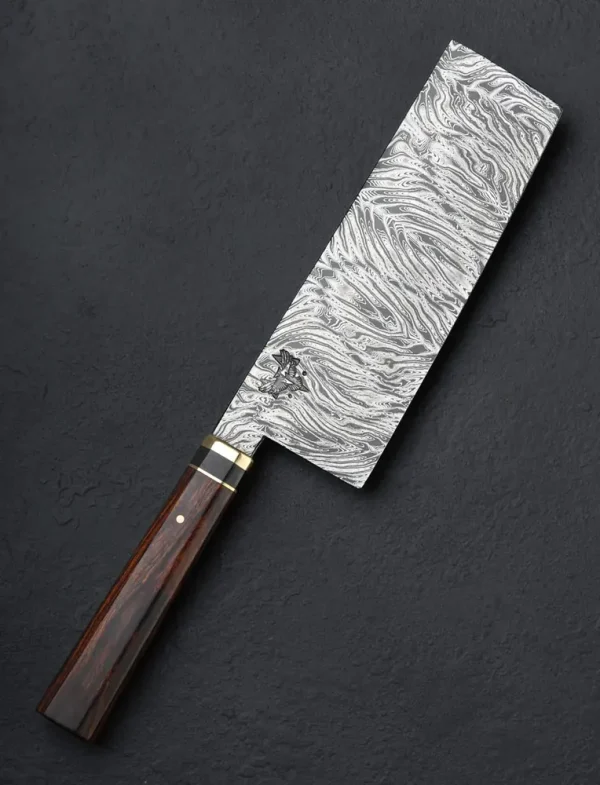 Tectonic Damascus Nakiri 168mm