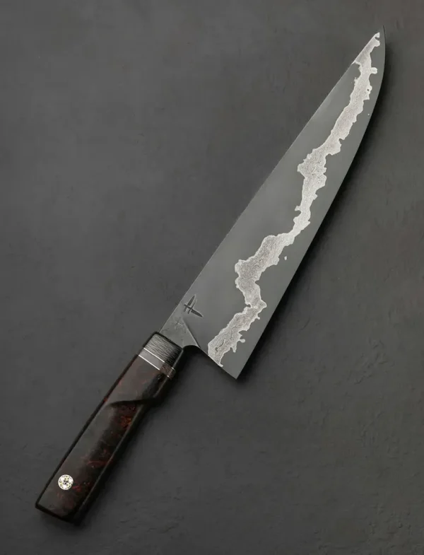 Damascus River Cretaceous Chef 258mm