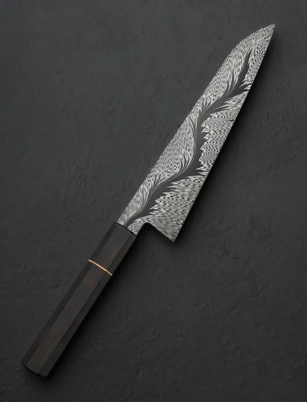 Raven Feather Gyuto 205mm