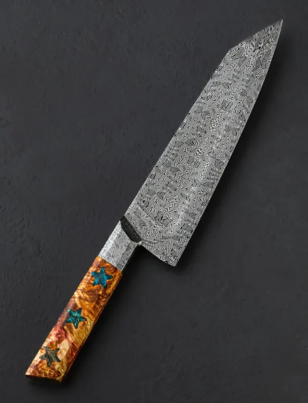 Six Star Damascus Chef 246mm