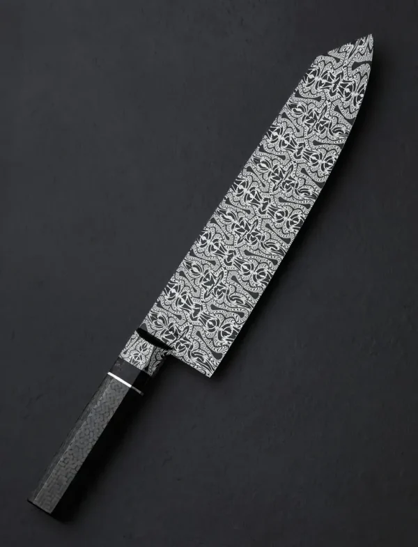 Fold-of-Time Damascus Chef Knife 240mm