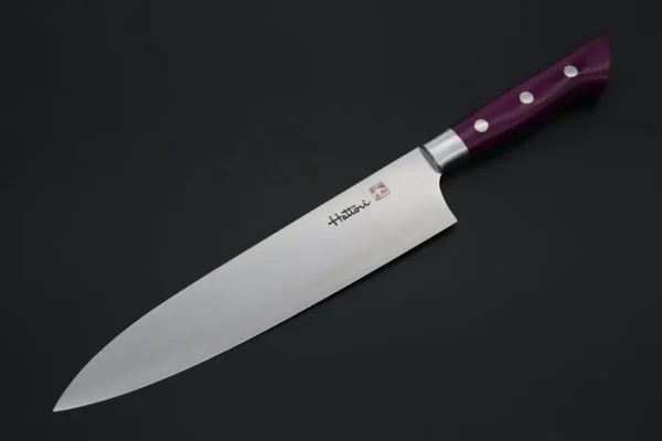 Gyuto Knife 210mm (8.2 Inch, Sugarite Malachite Gem-Composite Stone Handle)