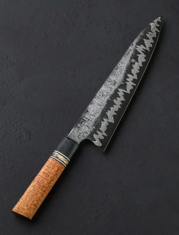 Afzelia Damascus River Gyuto 230mm