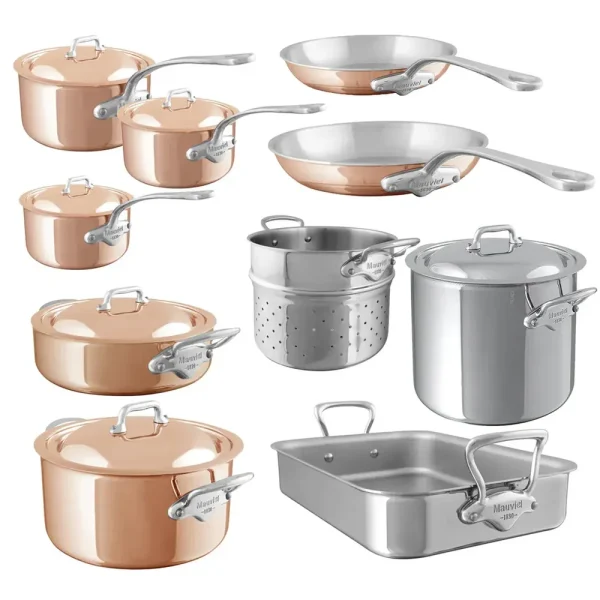 Induction Copper 10-Piece Cookware Set
