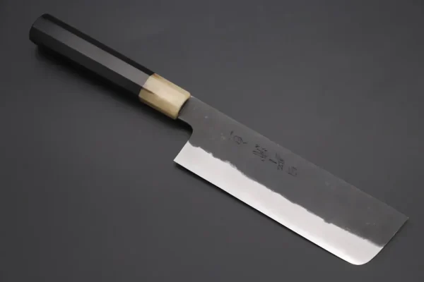 White Steel No.1 Kurouchi Nakiri Knife 165mm (6.4 Inch)