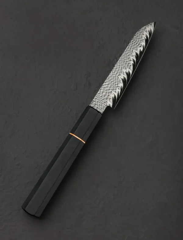 Half Feather Damascus Parer 98mm