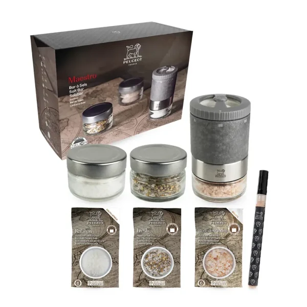 Maestro u’Select Z Salt Bar / Mill & Premium Salt Set