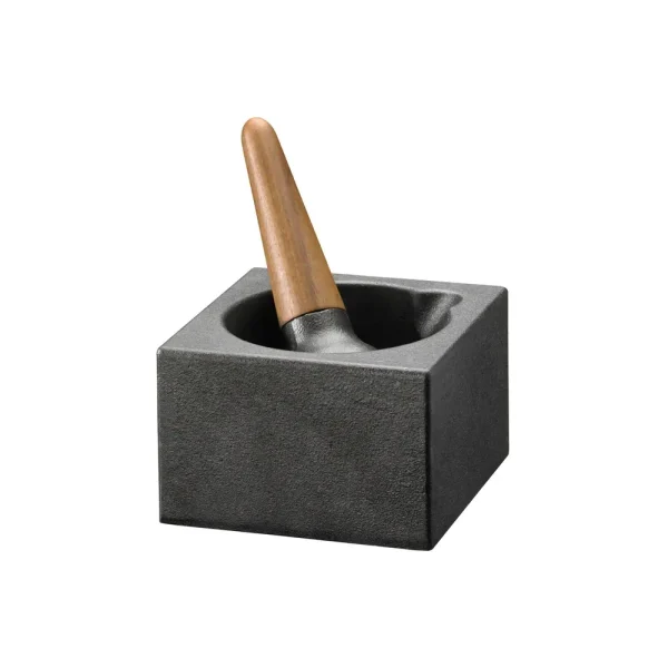 Cast Iron Cubic Pestle & Mortar
